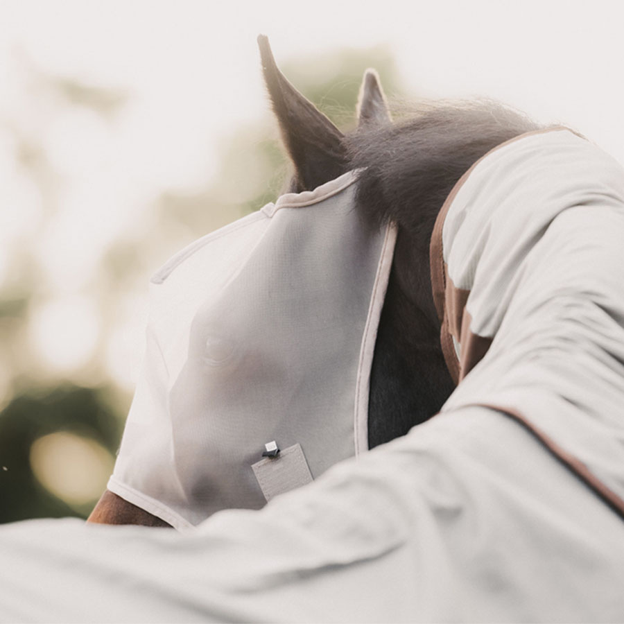 Maska przeciw owadom Classic bez uszu Srebrna