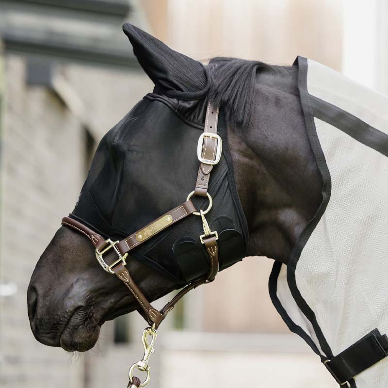 Maska przeciw owadom Classic z uszami Czarna