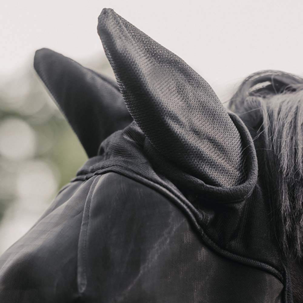 Maska przeciw owadom Classic z uszami Czarna