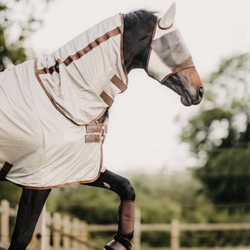 Maska przeciw owadom Classic z uszami Srebrna