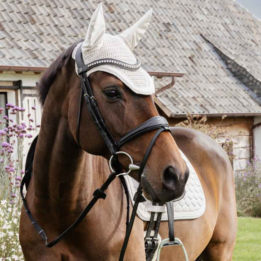 Nauszniki Wellington Plaited Cord Beżowe