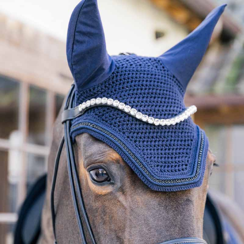 Nauszniki Wellington Metal Chain Granatowe