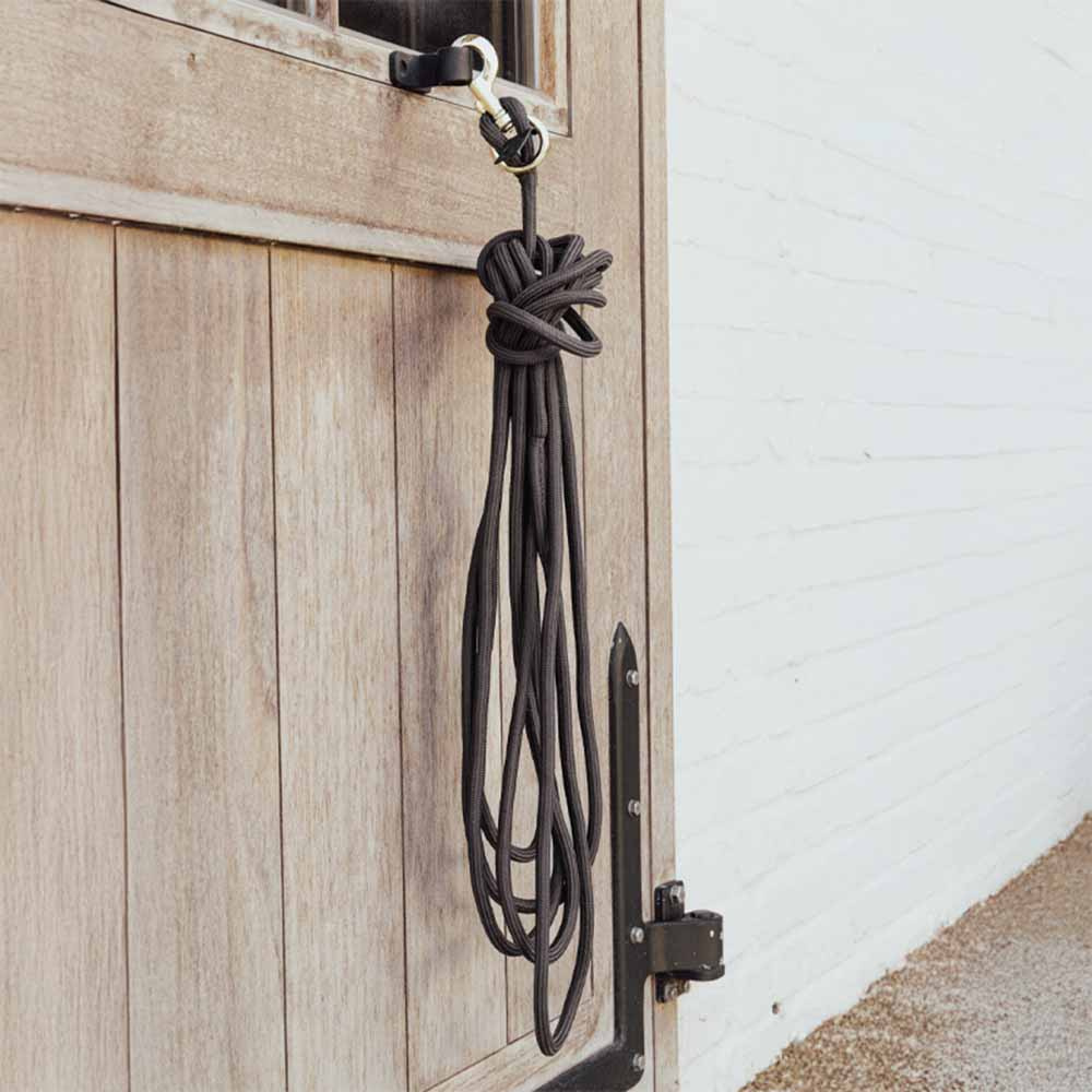 Lonża Basic Czarna 8m