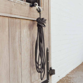 Lonża Basic Czarna 8m Lonża Basic Czarna 8m