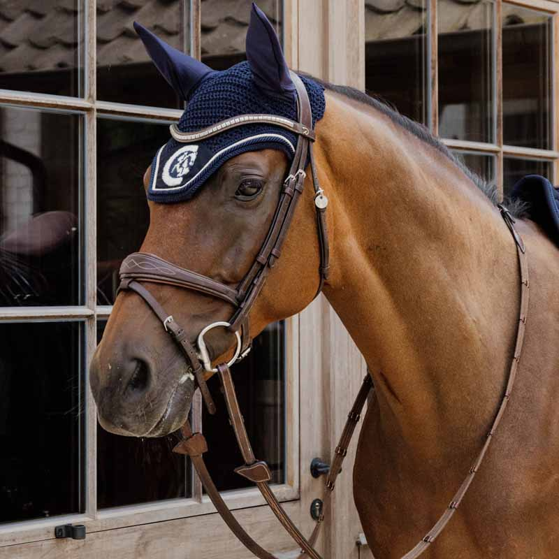 Nauszniki Wellington 3D Logo Rope Granatowe Blue