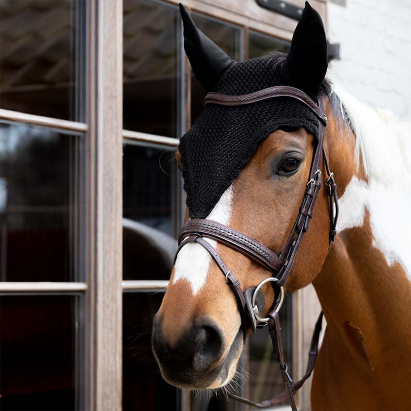 Długie nauszniki Loop Czarne