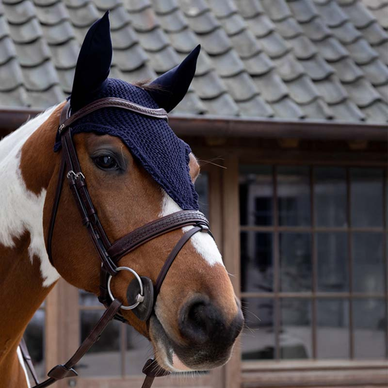 Długie nauszniki Loop Granatowe