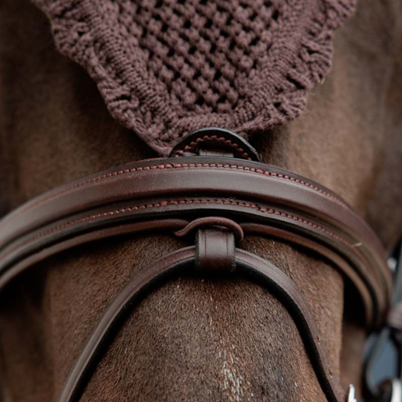 Długie nauszniki Loop Brązowe