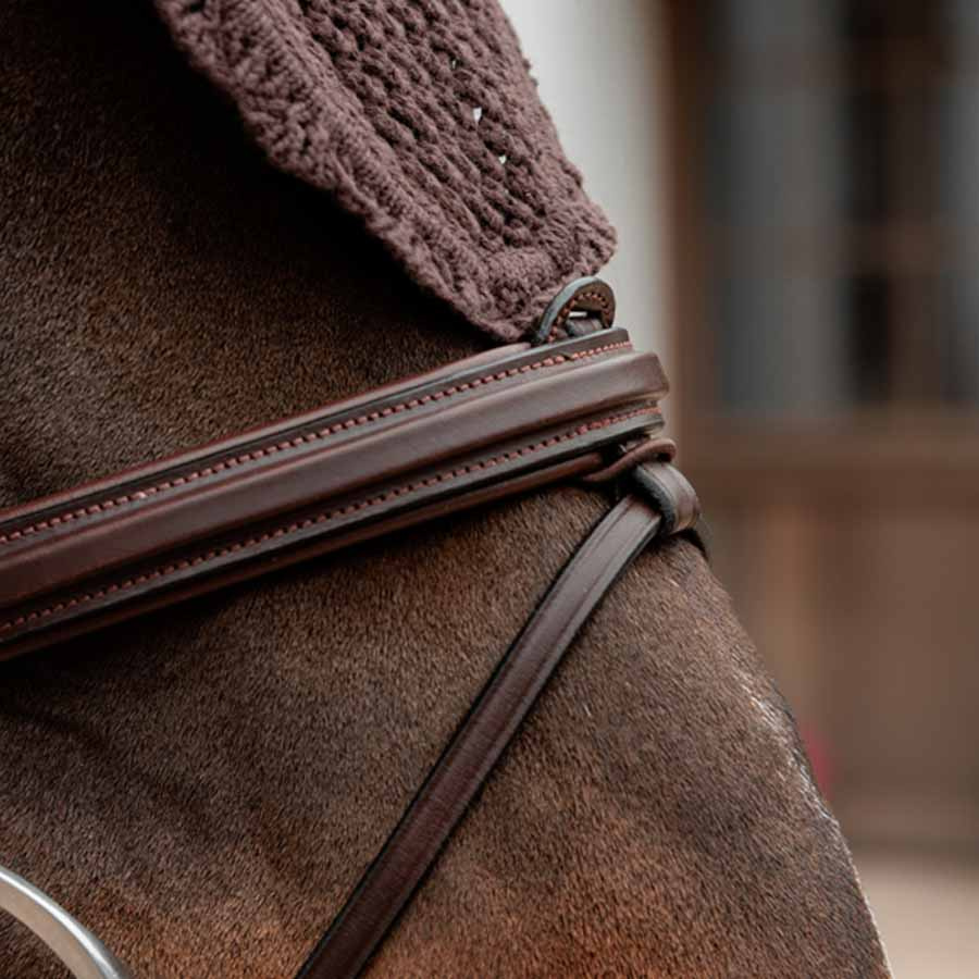 Długie nauszniki Loop Brązowe