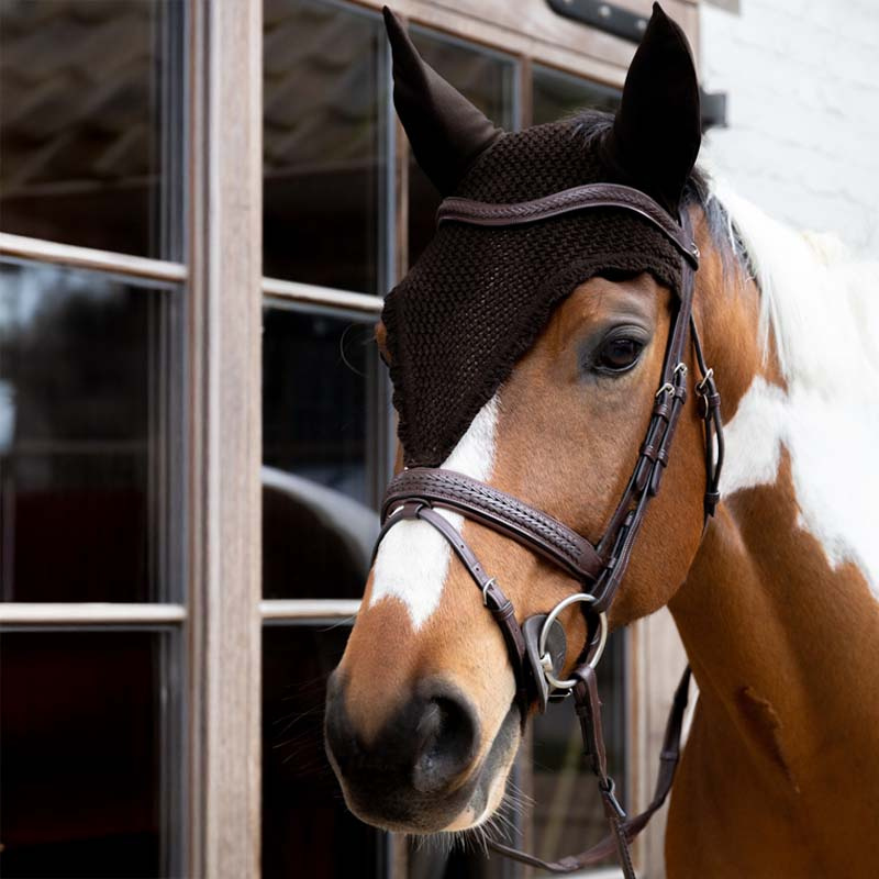 Długie nauszniki Loop Brązowe