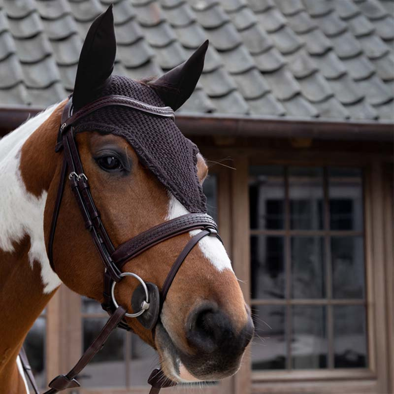 Długie nauszniki Loop Brązowe