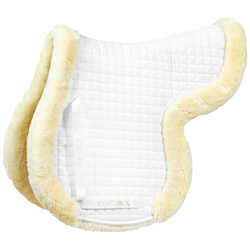 Czaprak islandzki Hunter Vegan Sheepskin Biały Full