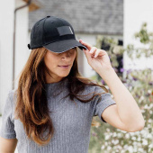 Czapka z daszkiem Rubber Logo Czarna Czapka z daszkiem Rubber Logo Czarna