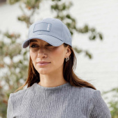 Czapka z daszkiem Rubber Logo Błękitna Czapka z daszkiem Rubber Logo Błękitna