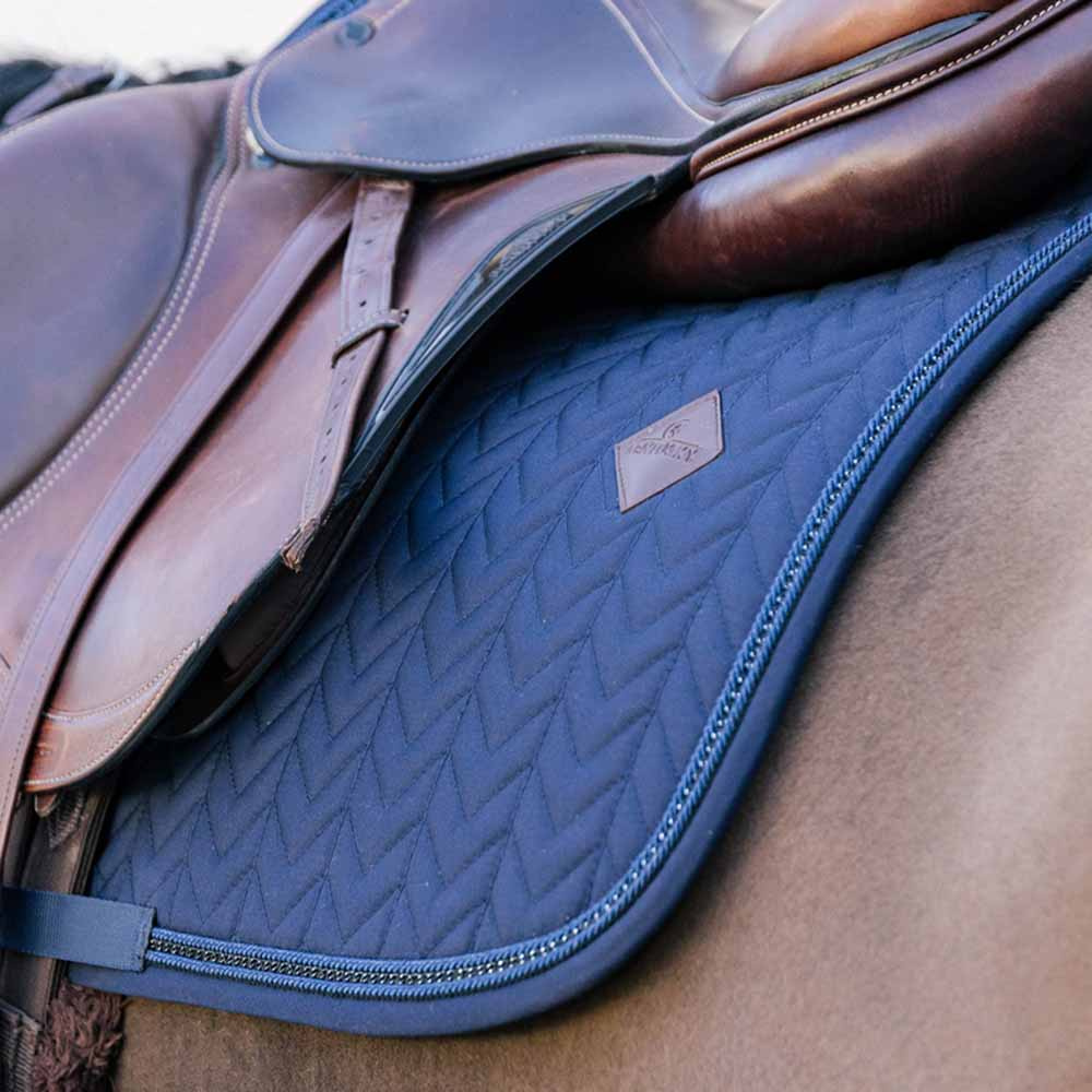 Czaprak Metal Chain Granatowy