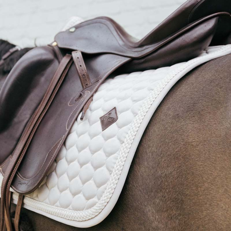 Czaprak ujeżdżeniowy Plaited Cord Beżowy