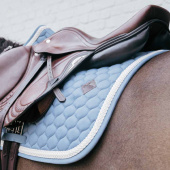 Czaprak Plaited Cord Błękitny Czaprak Plaited Cord Błękitny