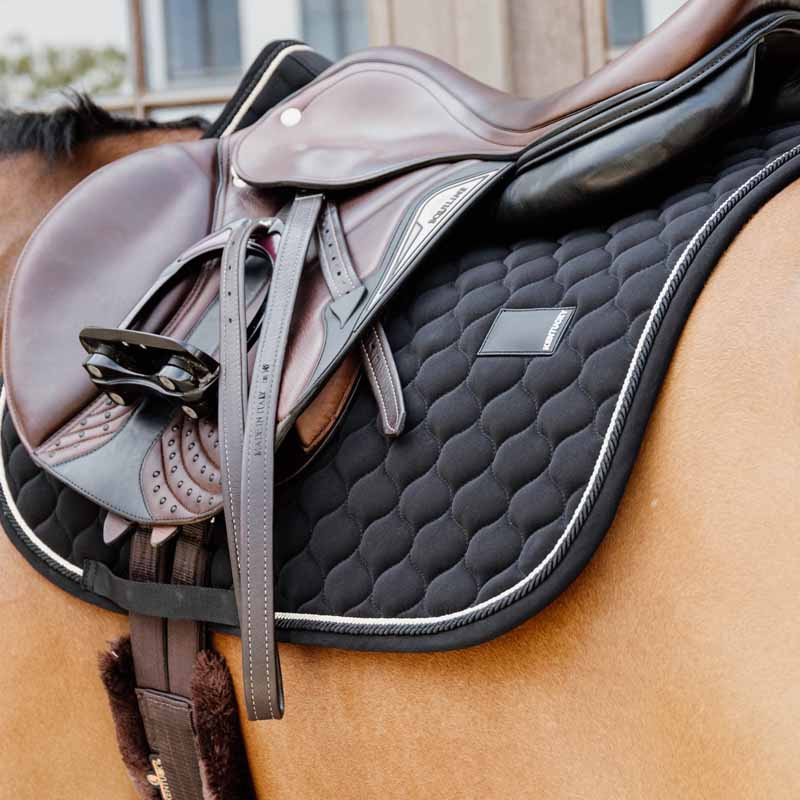 Czaprak Onion Quilt Rubber Logo Czarny