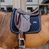 Czaprak ujeżdżeniowy Onion Quilt Rubber Logo Granatowy Czaprak ujeżdżeniowy Onion Quilt Rubber Logo Granatowy