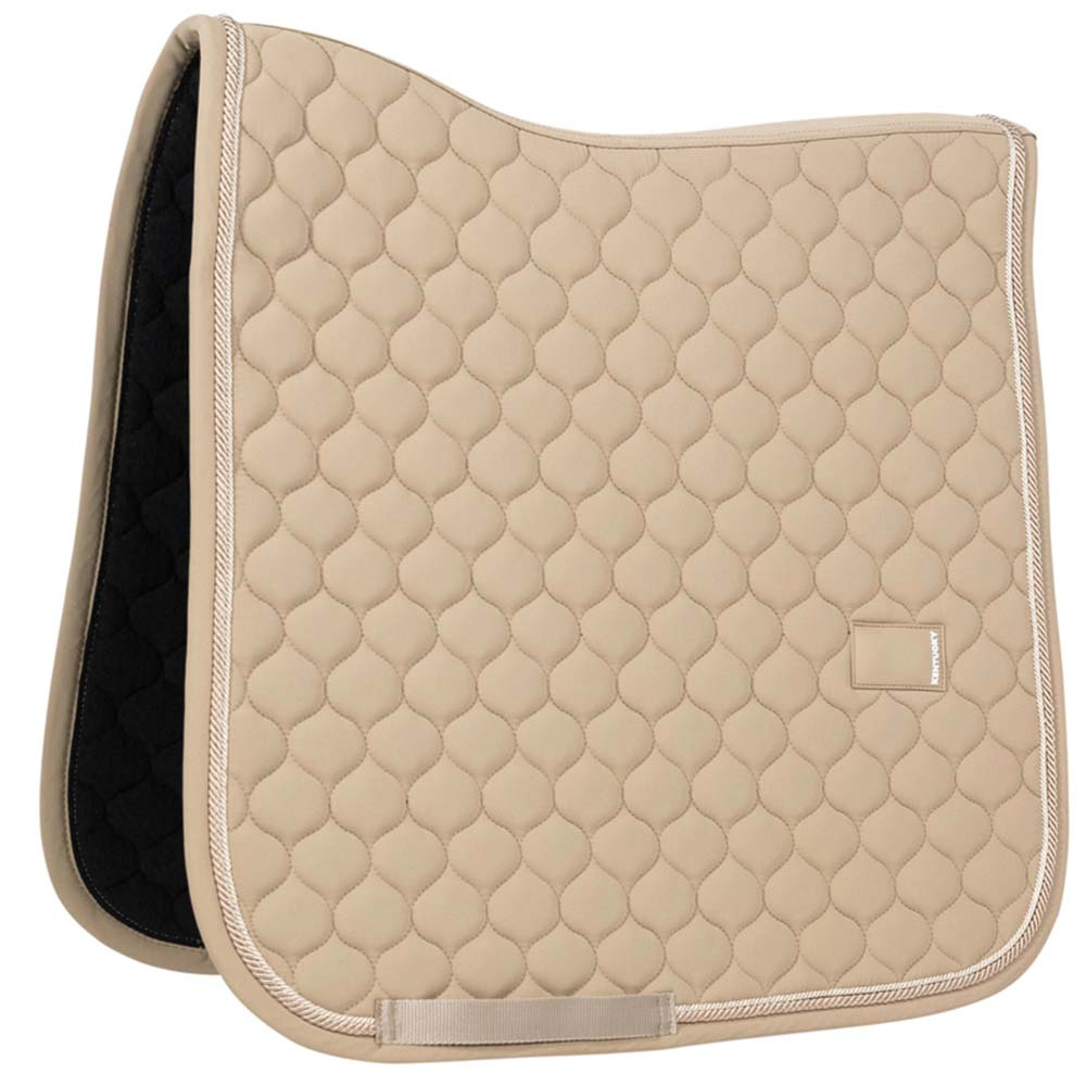 Czaprak ujeżdżeniowy Onion Quilt Rubber Logo Beżowy