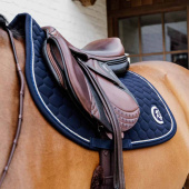 Czaprak Onion Quilt 3D Logo Granatowy Czaprak Onion Quilt 3D Logo Granatowy