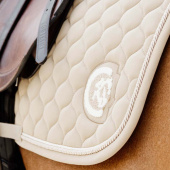 Czaprak Onion Quilt 3D Logo Beżowy Czaprak Onion Quilt 3D Logo Beżowy