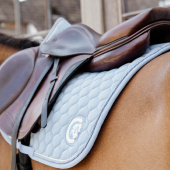 Czaprak Onion Quilt 3D Logo Błękitny Czaprak Onion Quilt 3D Logo Błękitny