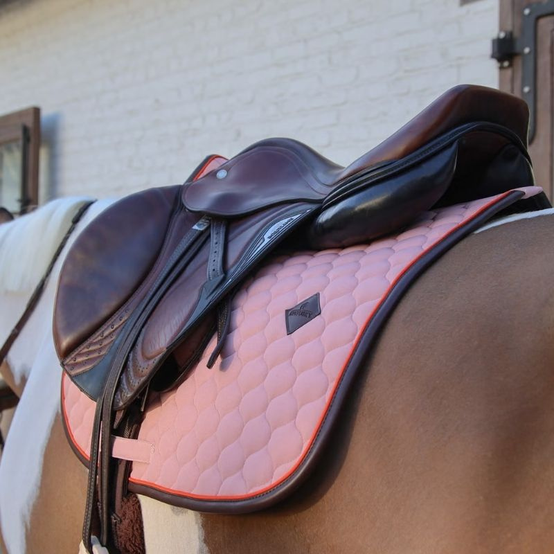 Czaprak Onion Quilt Leather Stary róż