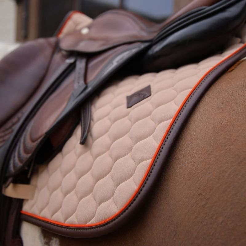 Czaprak Onion Quilt Leather Beżowy