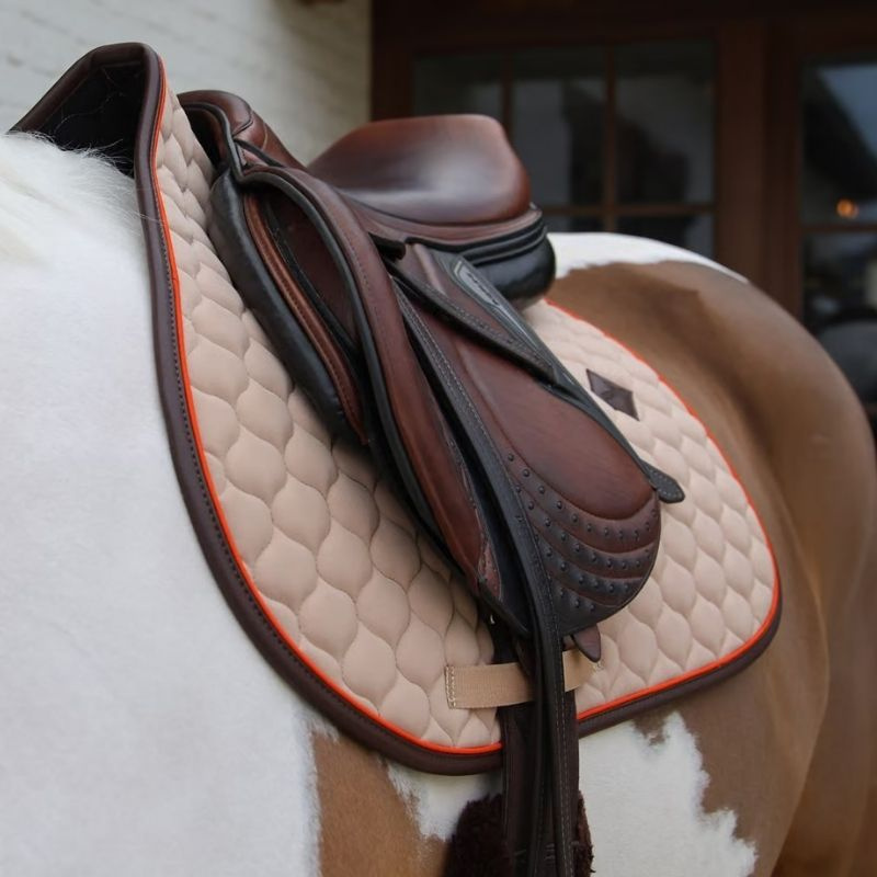 Czaprak Onion Quilt Leather Beżowy