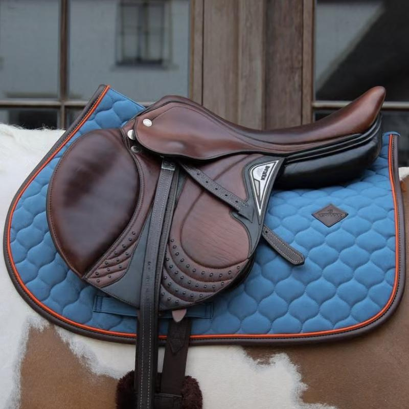 Czaprak Onion Quilt Leather Niebieski
