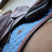 Czaprak Onion Quilt Leather Niebieski Czaprak Onion Quilt Leather Niebieski