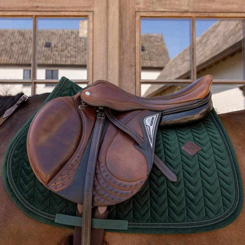 Czaprak Velvet Mini Pearls Zielony