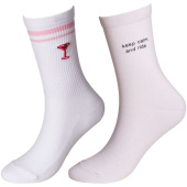 Skarpetki Keep Calm 2-pack Białe Skarpetki Keep Calm 2-pack Białe