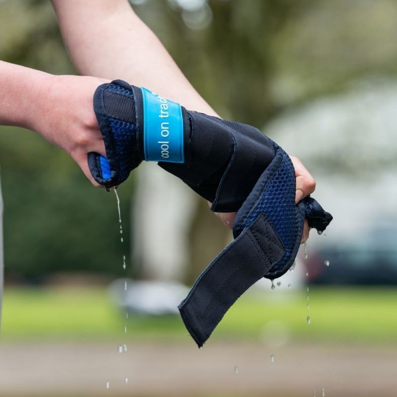 Ochraniacze chłodzące Quick Wraps Cool on Track 2.0 Niebieskie