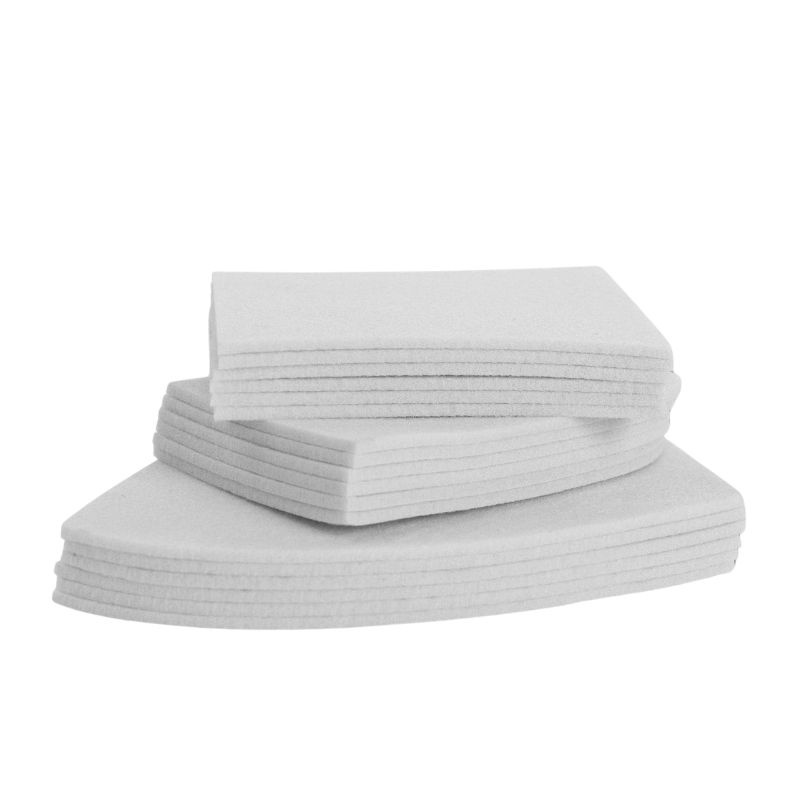 Wkładki do pada z obszyciem Sheepskin Showjump Biały