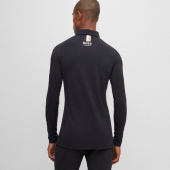 Koszulka funkcyjna Elton Signature Stripe Polo Unisex Czarna Koszulka funkcyjna Elton Signature Stripe Polo Unisex Czarna