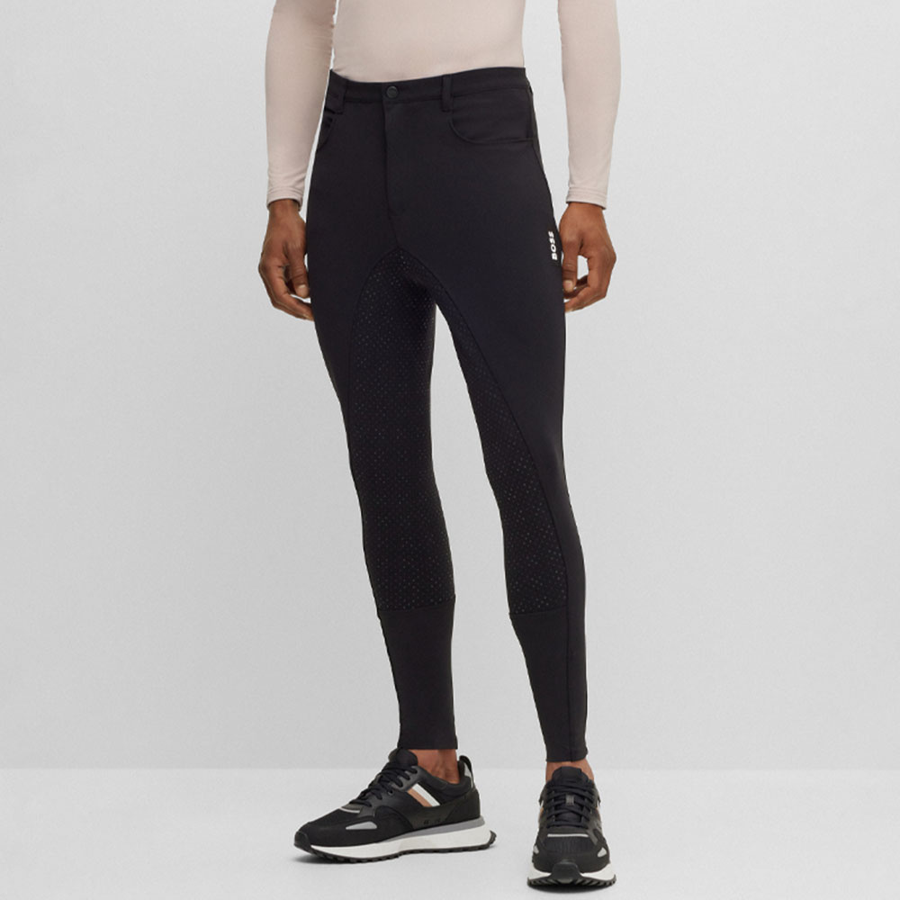 Bryczesy męskie Jim Full Grip Czarne