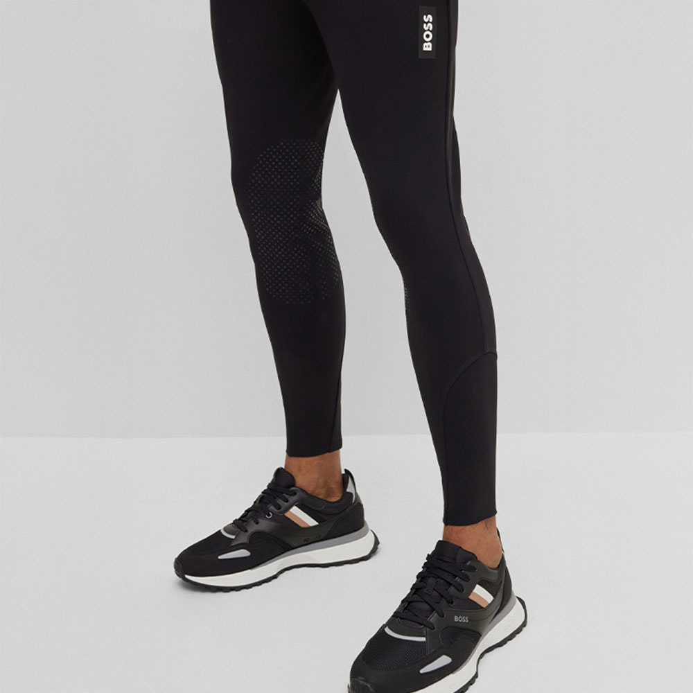 Bryczesy męskie James Knee Grip Czarne