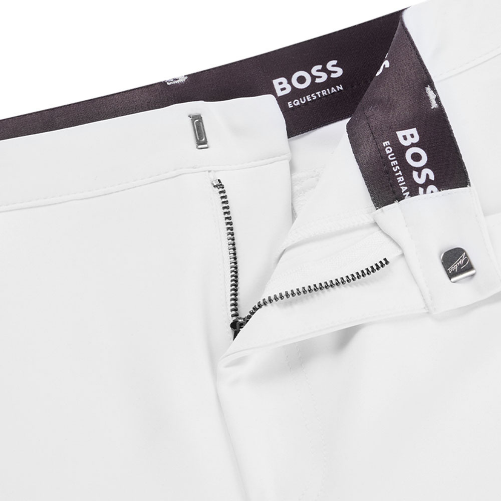 Bryczesy męskie James Knee Grip Białe