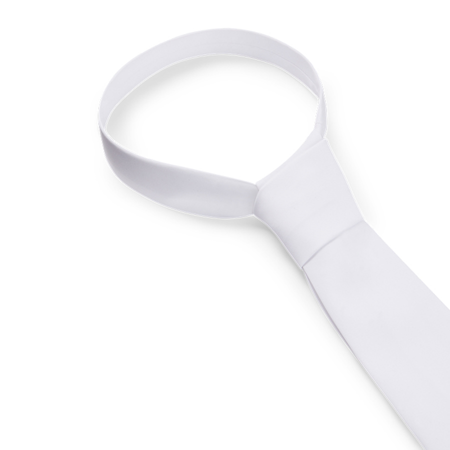 Krawat Classic Biały