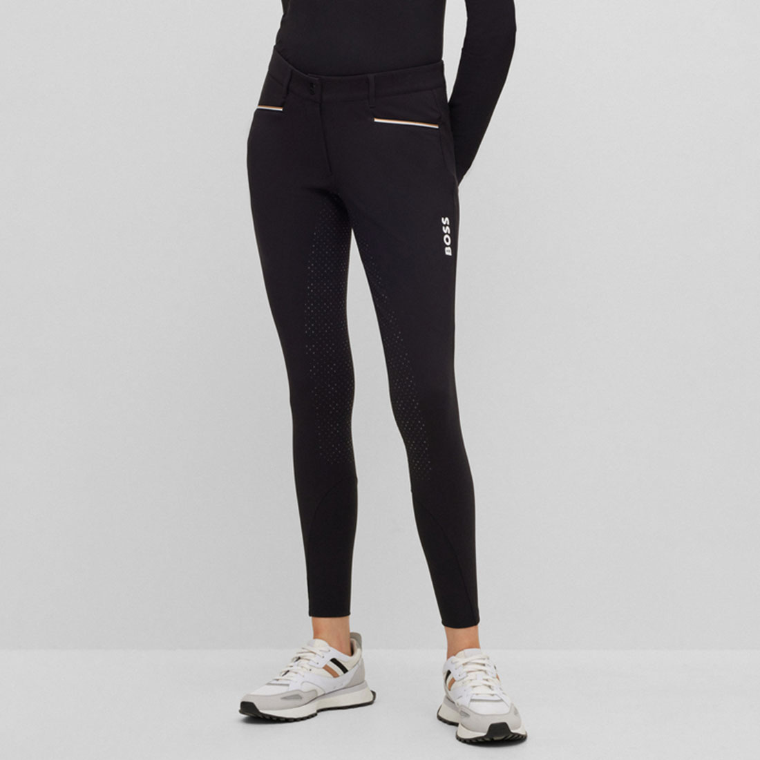 Bryczesy Heather Full Grip Czarne