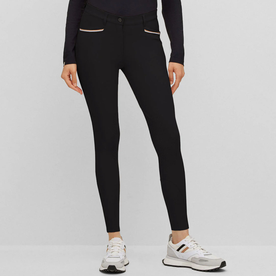 Bryczesy Hazel Knee Grip Czarne