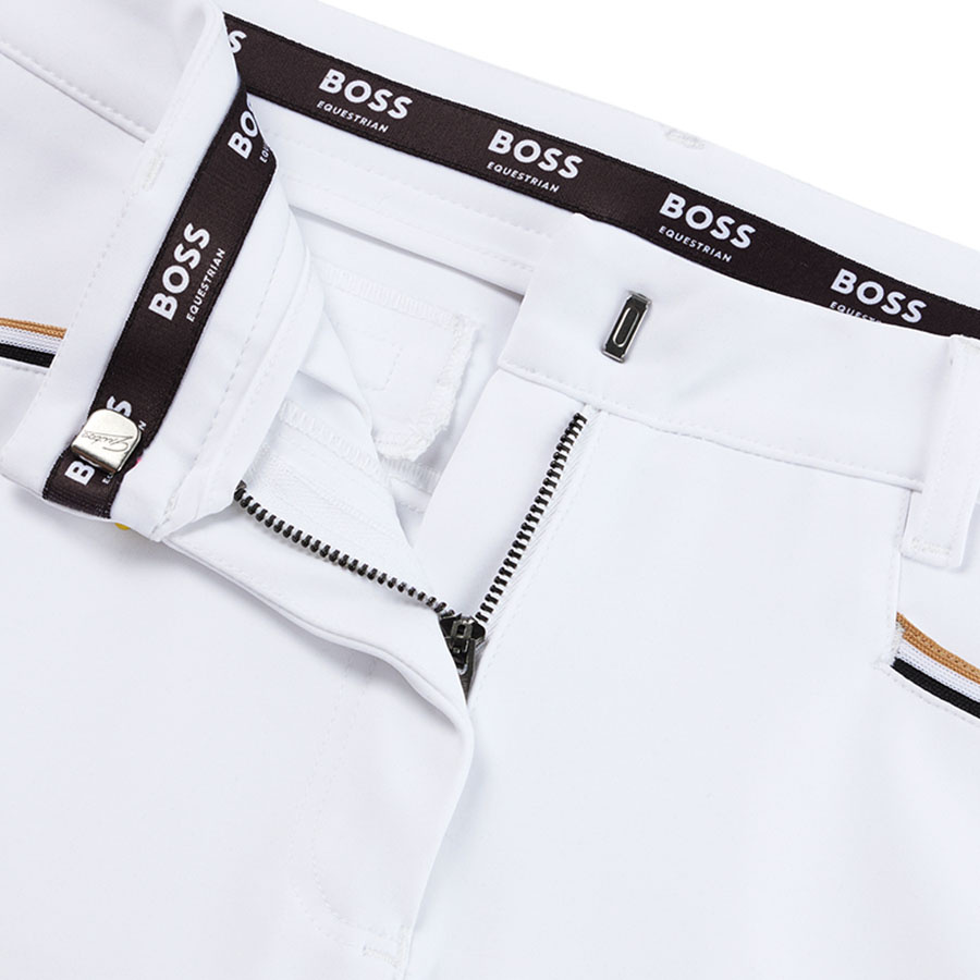 Bryczesy Hazel Knee Grip Białe