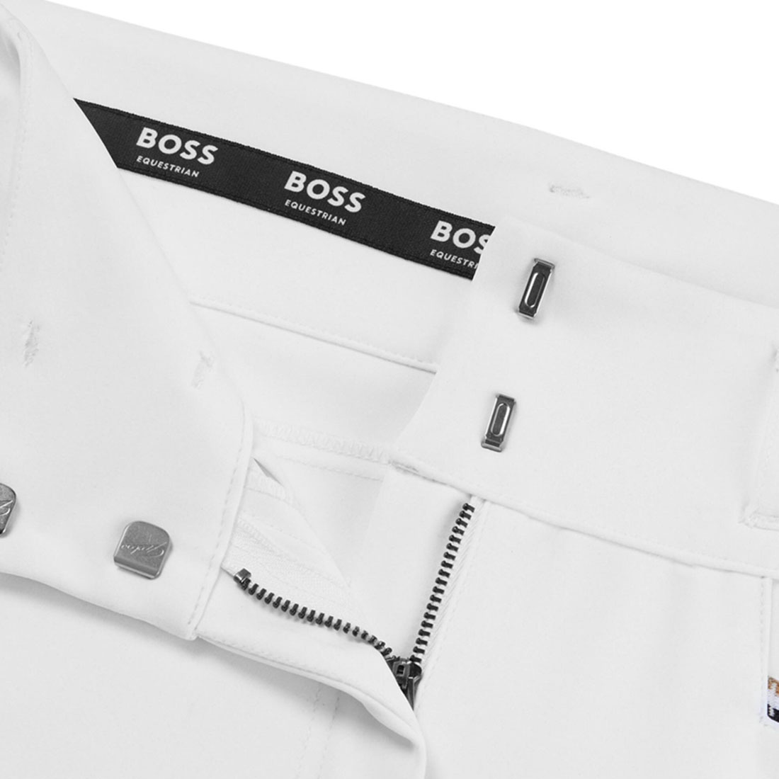 Bryczesy Hailey Full Grip Białe