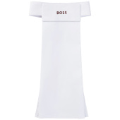 Plastron Glitter Logo Biały Plastron Glitter Logo Biały