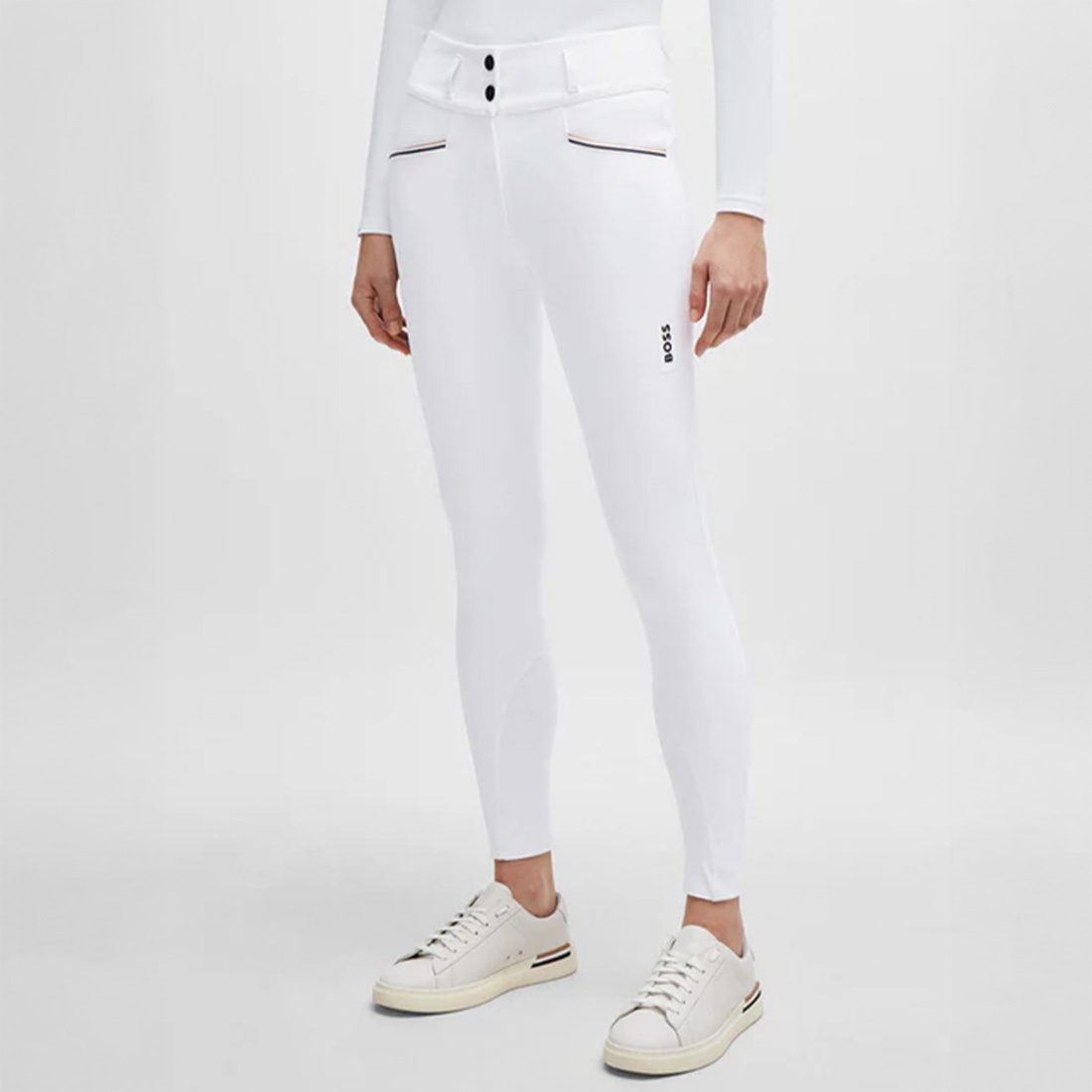 Bryczesy Hannah Knee Grip Białe