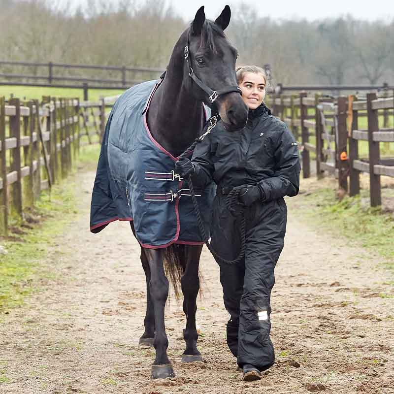 Kombinezon jeździecki Quebec Czarny