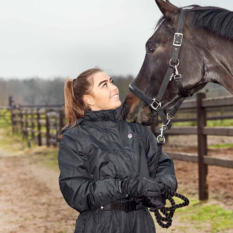 Kombinezon jeździecki Quebec Czarny