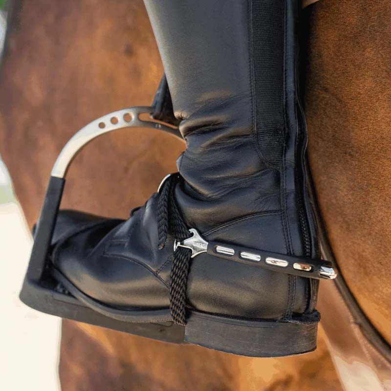 Ostrogi Ultra Fit Extra Grip 15mm Rounded Czarno/Srebrne